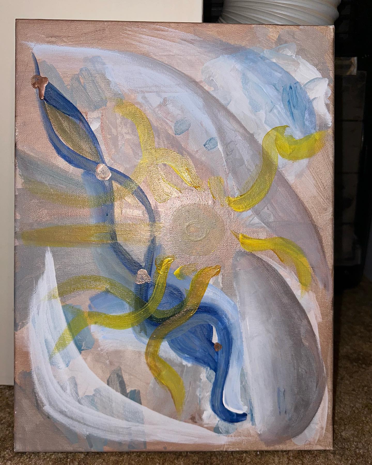 Celestial sun painting