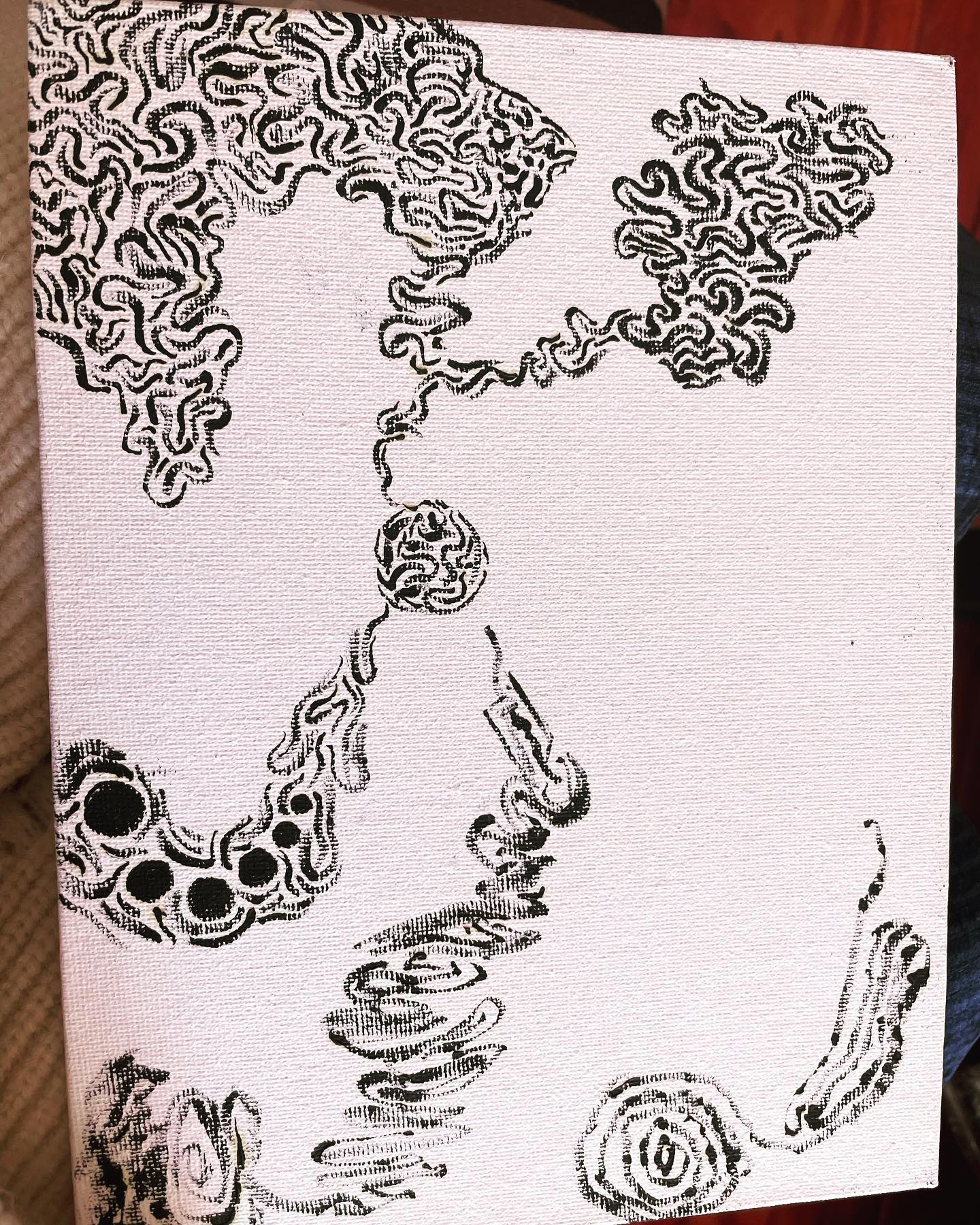 My Subconscious Mind — ink on canvas